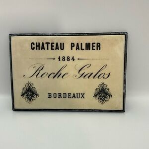 Chateau Palmer Bordeaux Wall Decor vintage Bar Decor